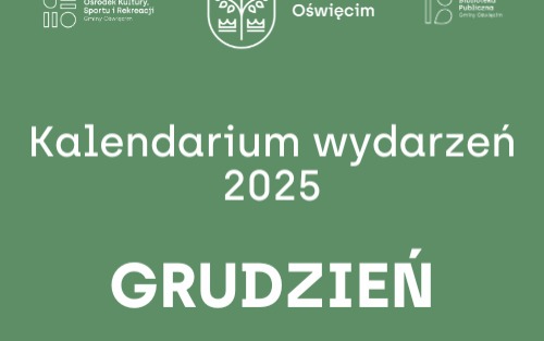 Kalendarium wydarzeń - GRUDZIEŃ