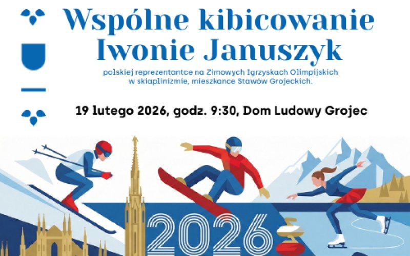 Wspólne kibicowanie Iwonie Januszyk - mieszkance Stawów Grojeckich! na Igrzyskach Olimpijskich