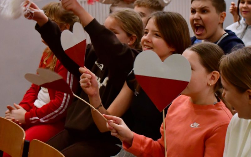 Wspólne kibicowanie Iwonie Januszyk w Grojcu