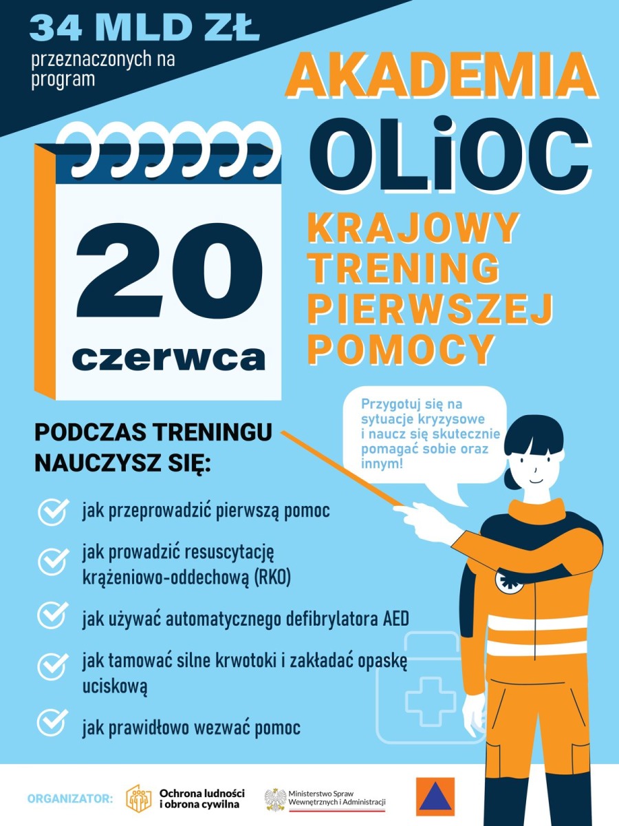 Krajowy Trening Pierwszej Pomocy Akademii OLiOC
