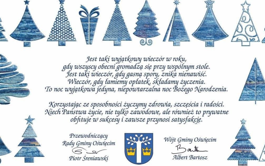 Wesołych Świąt Bożego Narodzenia i szczęśliwego Nowego Roku