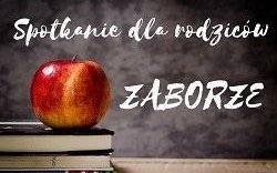 Spotkanie informacyjne dla rodziców - SP Zaborze