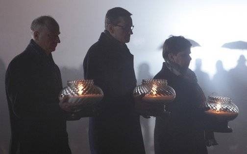 73. rocznica wyzwolenia niemieckiego nazistowskiego obozu Auschwitz