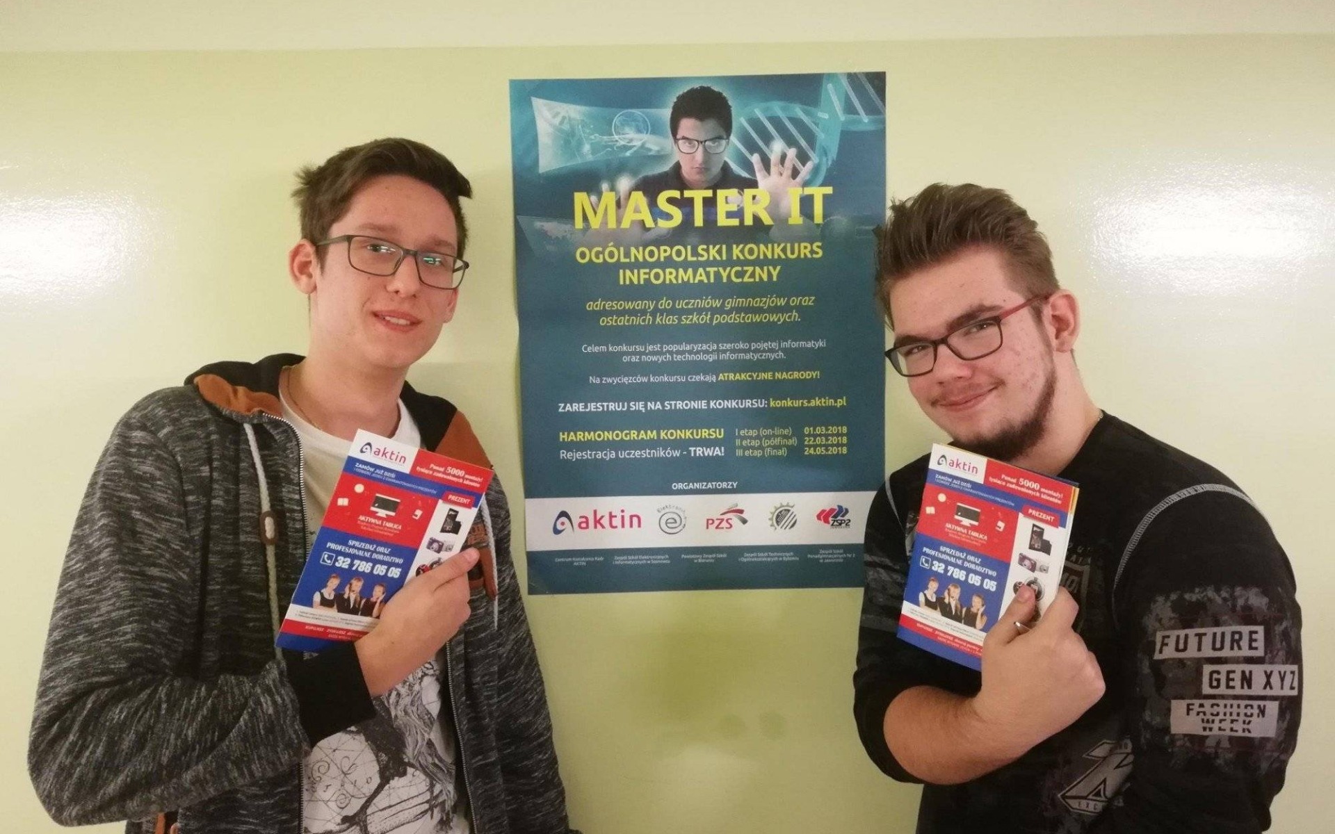 Uczniowie z Zaborza w konkursie Master IT