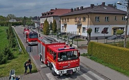 Świąteczny objazd strażaków