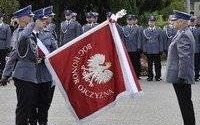Nadanie sztandaru Komendzie Powiatowej Policji w Oświęcimiu