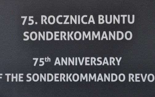 Rocznica buntu Sonderkommanda