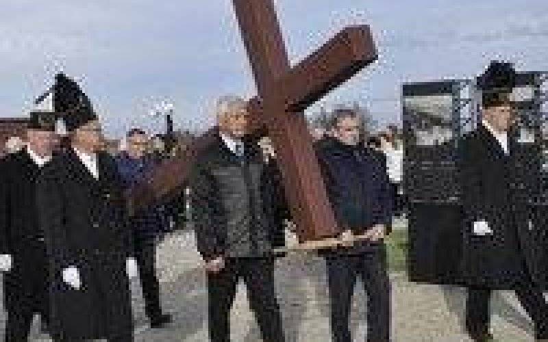 Droga krzyżowa w Birkenau