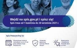 Narodowy Spis Powszechny Ludności i Mieszkań 2021 - trwa od 01 kwietnia 2021 do 30 września 20201