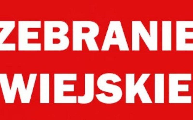 Relacje z zebrań wiejskich we wrześniu 2021 r.
