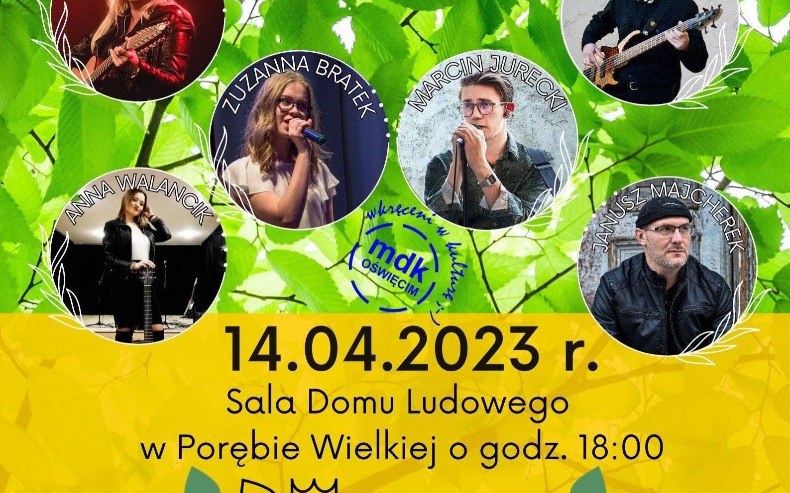 Zapraszamy na Wiosenny Koncert Muzyczny - Zerwany gdzieś na łące kwiat