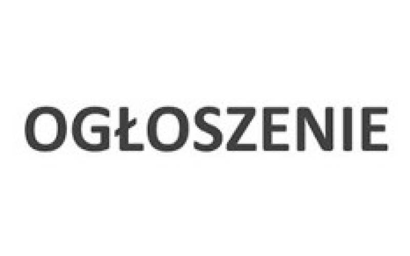 Ogłoszenie o przetargu