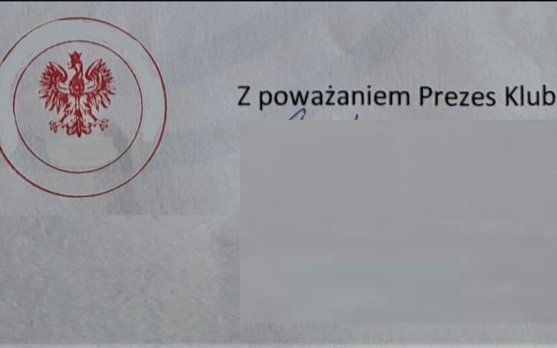 Oświęcim. Wniosek o ukaranie do Sądu, za posłużenie się pieczęcią z godłem Polski, bez wymaganej zgody.