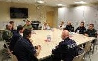 Odprawa robocza szefów służb odpowiedzialnych za zabezpieczenie Światowych Dni Młodzieży oraz wizyty Papieża Franciszka w Polsce z ministrem Spraw Wewnętrznych i Administracji Mariuszem Błaszczakiem