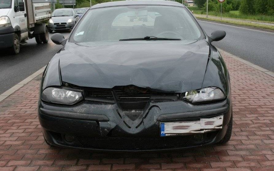 Oświęcim. Pijany spowodował kolizję drogową