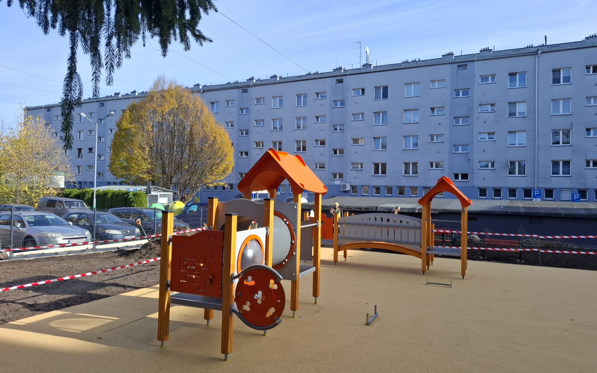 Oświęcim. Przy żłobku powstał kolorowy plac zabaw