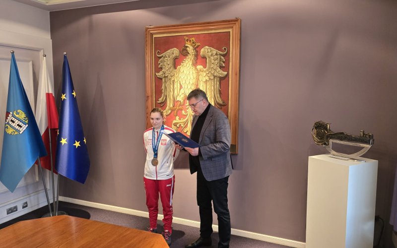 Kolejny sportowy talent został doceniony przez Prezydenta