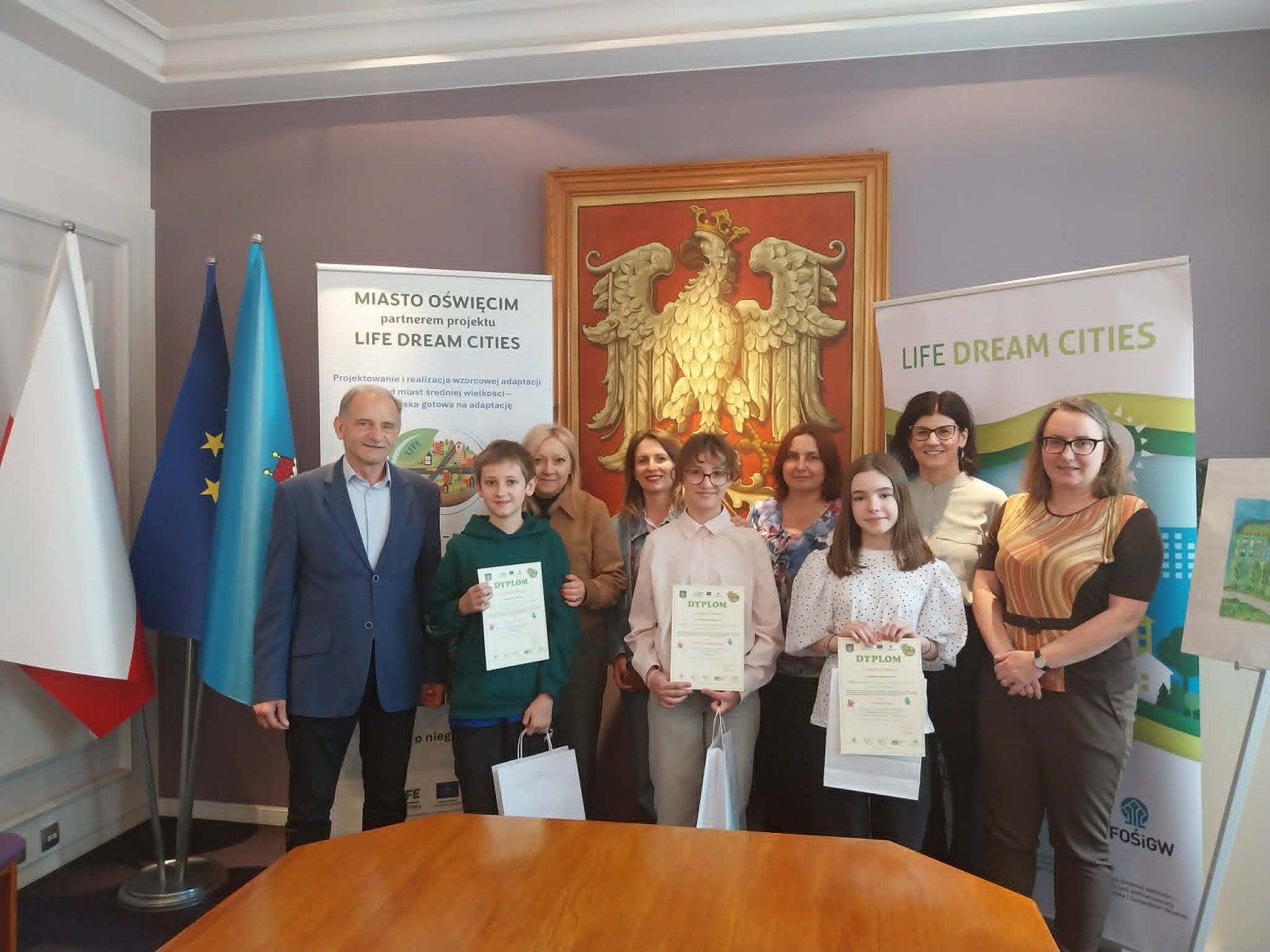 Młodzi mieszkańcy nagrodzeni za ekologiczne wizje Oświęcimia