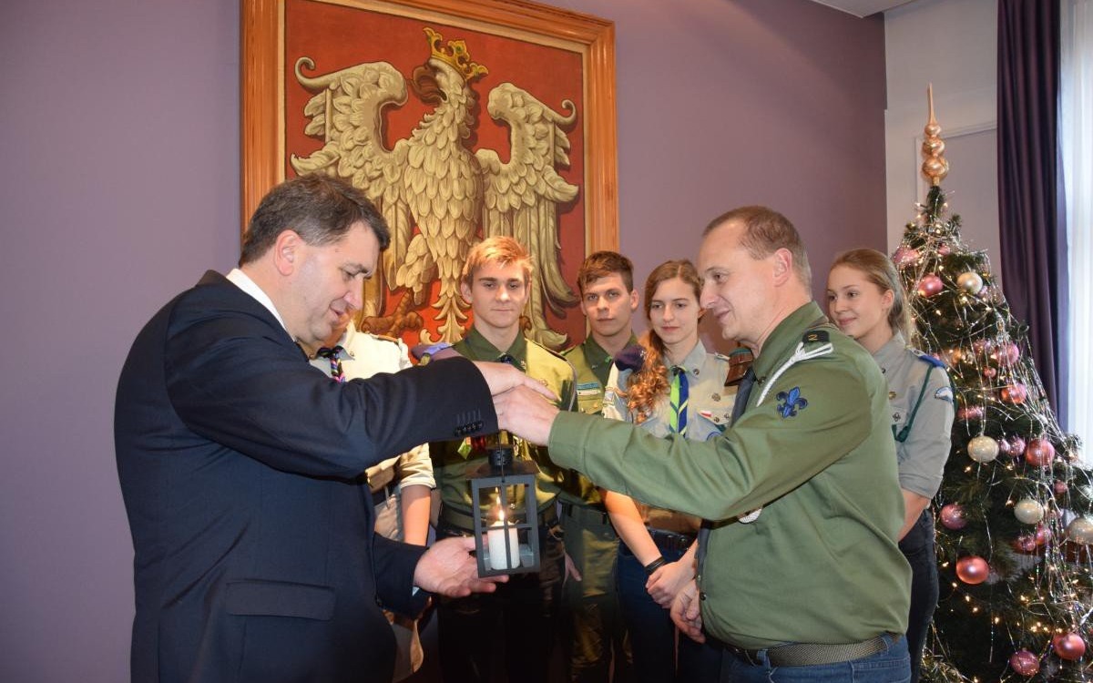 Symbol świąt Bożego Narodzenie jest już w Oświęcimiu!