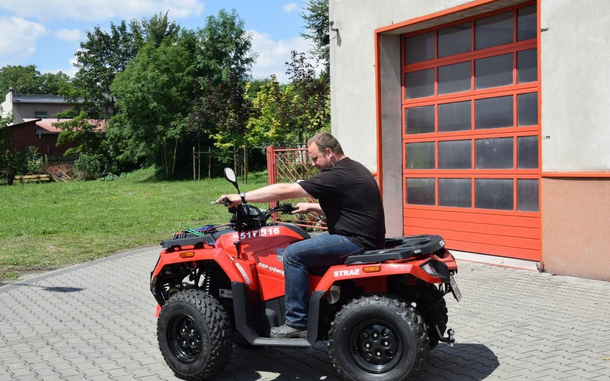 Nowoczesny quad ułatwi prowadzenie akcji ratowniczych