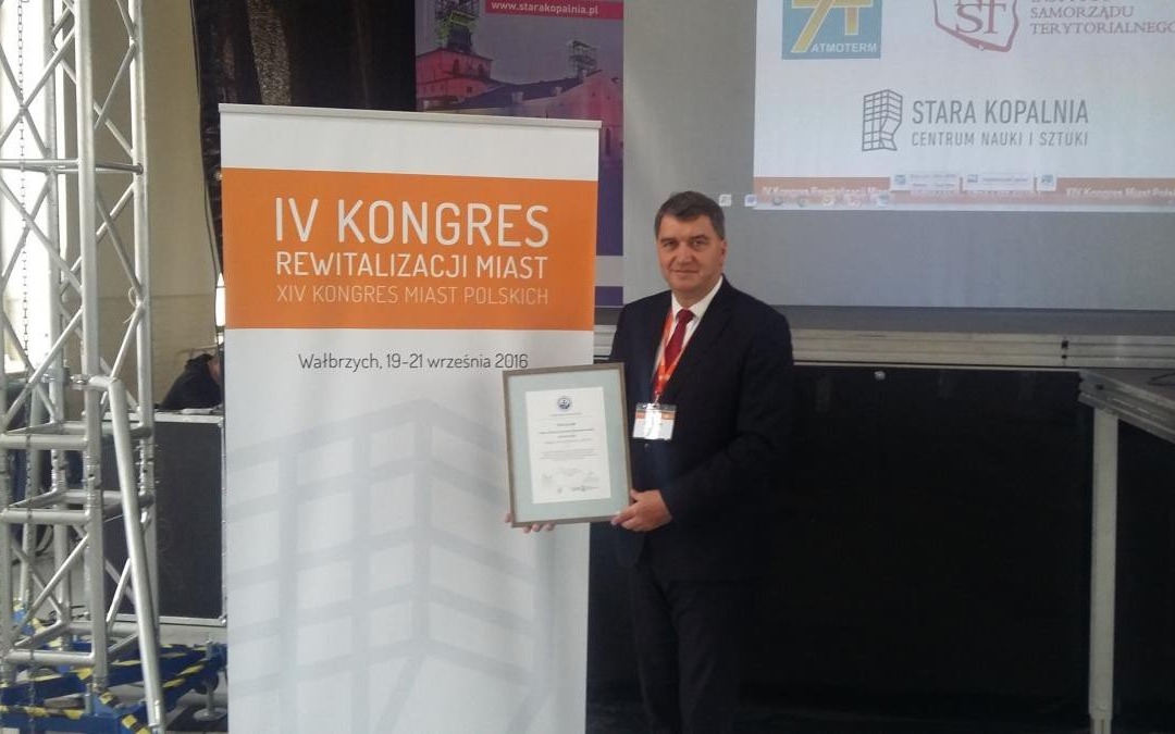 Oświęcim nagrodzony tytułem lidera zrównoważonego gospodarowania przestrzenią