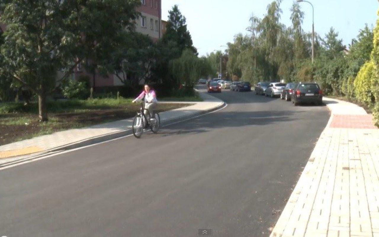 Ulica Krzywa po przebudowie