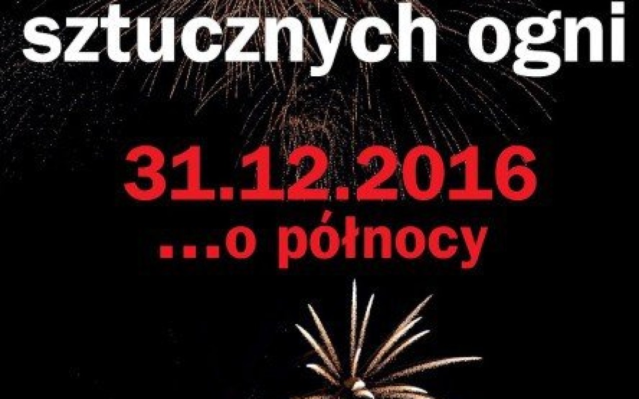 Sylwestrowy pokaz ogni sztucznych