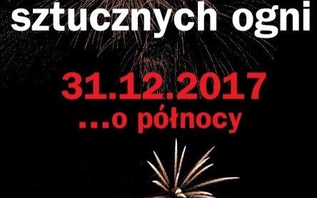 Oświęcim. Powitanie Nowego Roku przed Oświęcimskim Centrum Kultury