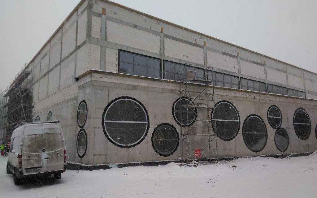 Oświęcim. Prace przy budowie hali sportowej postępują w dobry tempie