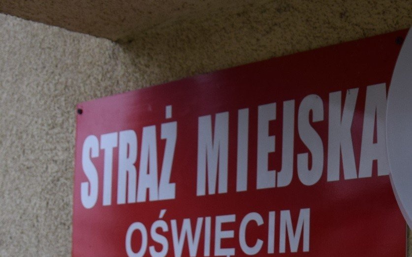 Oświęcim. Sygnał od mieszkańca pozwolił ująć sprawcę malowania sprayem drzwi wejściowych