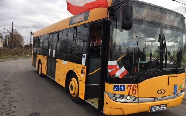 Oświęcim. Patriotyczny autobus na 3 maja