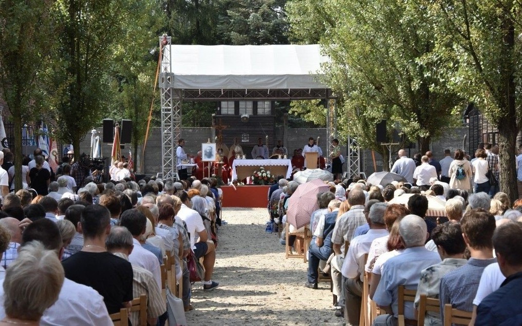 Oświęcim. Uroczystości w 77. rocznicę męczeńskiej śmierci o. Maksymiliana Marii Kolbego