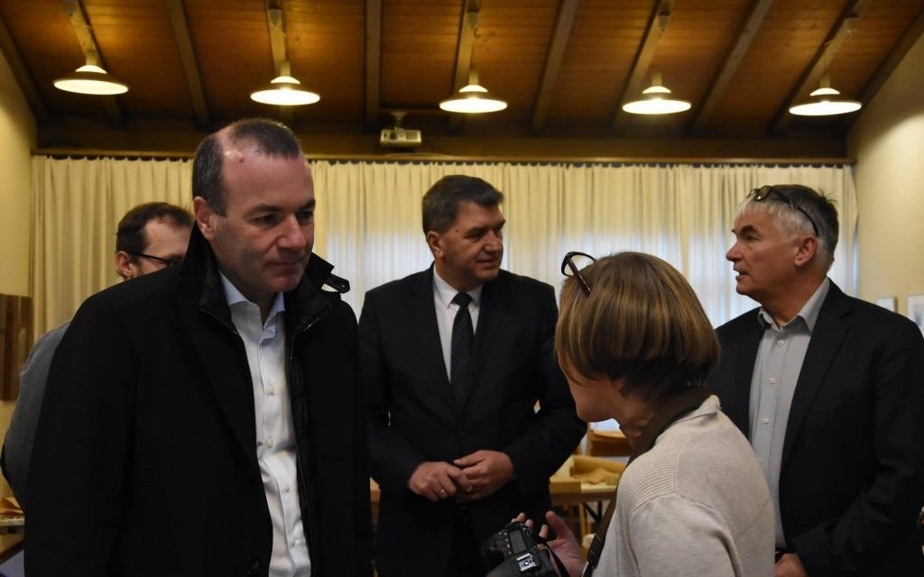 Oświęcim. Spotkanie w MDSM z europarlamentarzystą Manfredem Weberem