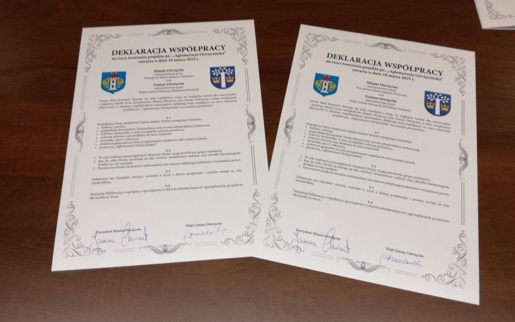 Oświęcim. Miasto i gmina tworzą aglomerację. Aglomeracja Oświęcimska z szansą na szybszy rozwój