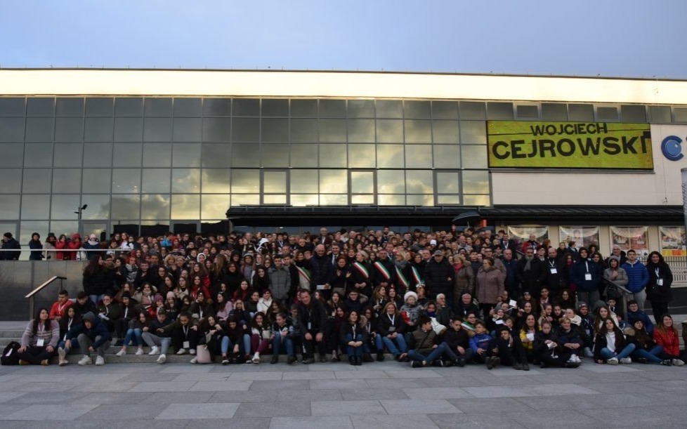 Oświęcim. Wizyta młodych Włochów w ramach projektu "Pociąg Pamięci"