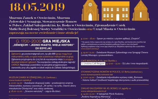 Oświęcim. Noc pełna atrakcji. Zwiedzaj za darmo oświęcimskie muzea