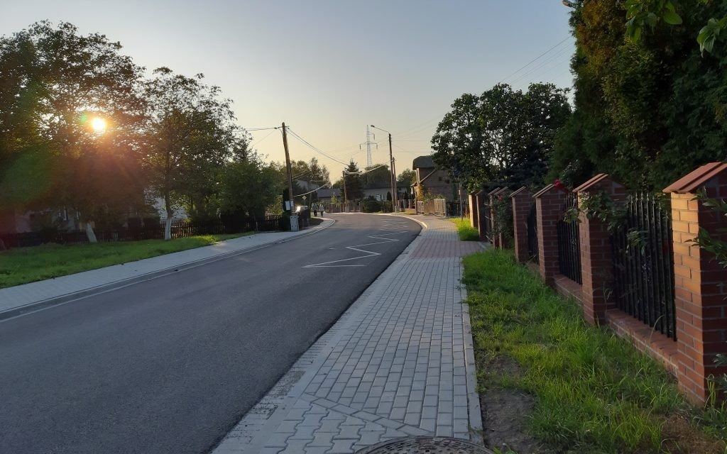 Oświęcim. Po przebudowie zmienił się wygląd ulicy Wysokie Brzegi