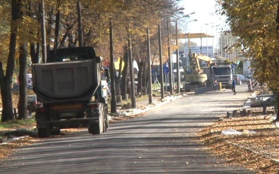 Oświęcim. Zamknięty odcinek ulicy Olszewskiego w związku z przebudową