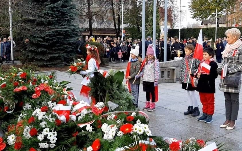 Oświęcim. Biało-czerwono na 11 listopada