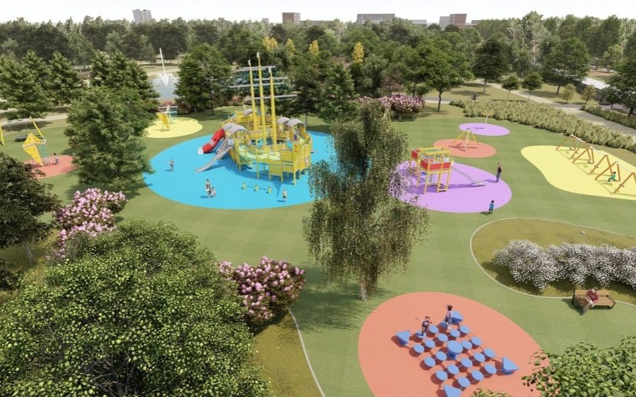 Oświęcim. Trwa urządzanie parku Pokoju