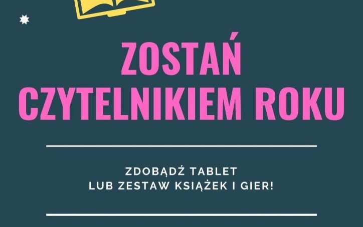 Oświęcim. Zostań czytelnikiem roku! Wygraj tablet lub zestaw książek i gier!
