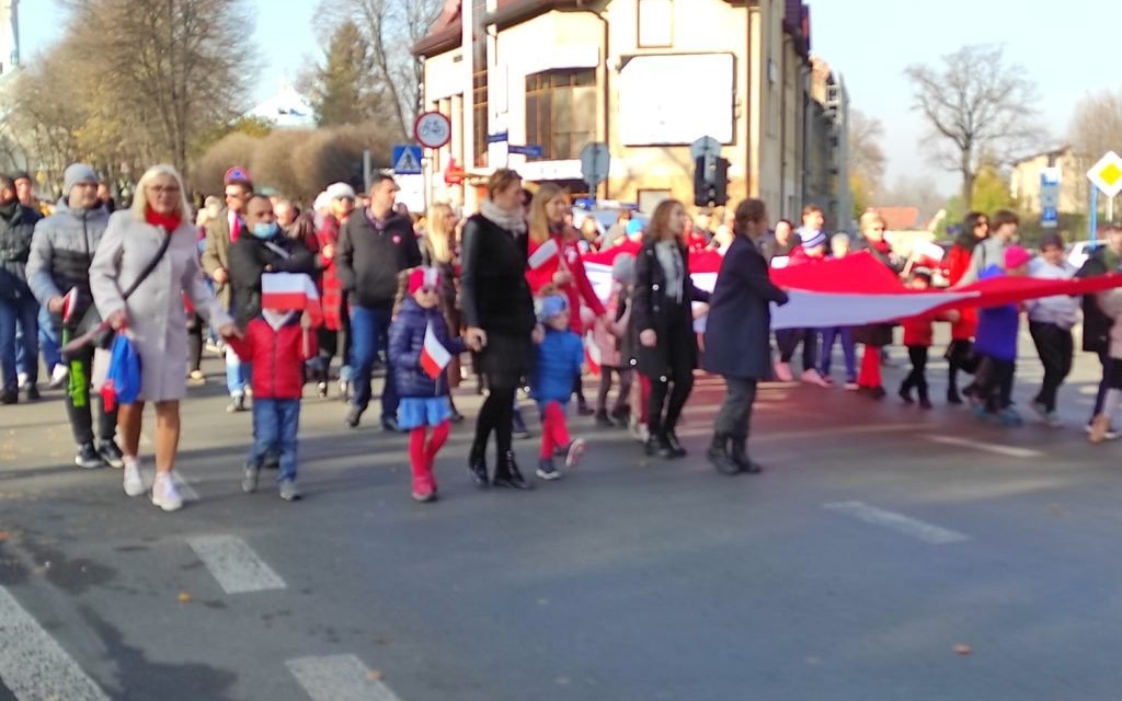 Oświęcim. Oświęcimianie świętowali wspólnie 103. rocznicę odzyskania przez Polskę niepodległości