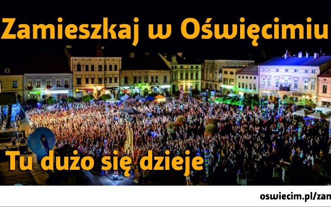 Oświęcim. Kampania promocyjna Zamieszkaj w Oświęcimiu!