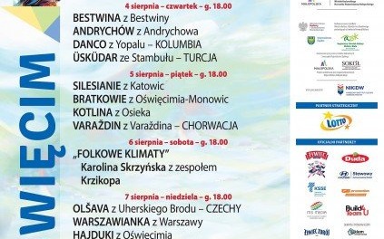 Oświęcim. Święto tańca i folkloru. 59. Tydzień Kultury Beskidzkiej rozpoczyna się w czwartek, 4 sierpnia