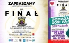 Zaproszenie na charytatywny finał Kadet Basket Ligi w Oświęcimiu