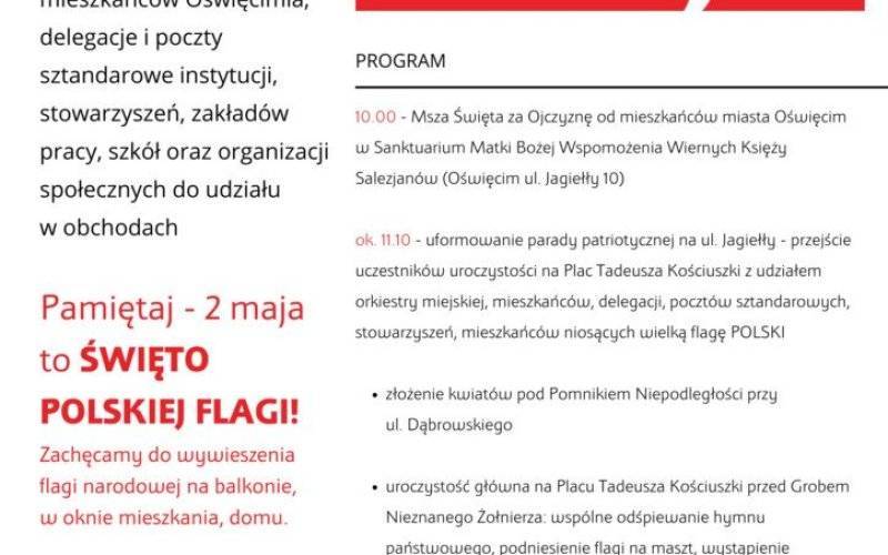 Oświęcim. Uroczystości 233. rocznicy uchwalenia Konstytucji 3 maja
