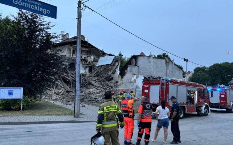 Oświęcim. Zawaliła się część prywatnego budynku
