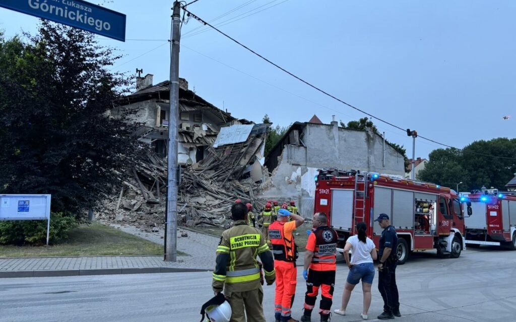 Oświęcim. Zawaliła się część prywatnego budynku