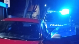 Drogowy przestępca wpadł w ręce nocnego patrolu przez usterkę oświetlenia