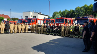 Kęty. Ćwiczenia służb na terenie firmy Grupa Kęty S.A.
